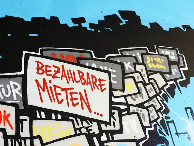 Viele Stdte auch auerhalb Berlins bi...ben das nicht mehr: Bezahlbare Mieten.  | Foto: dpa