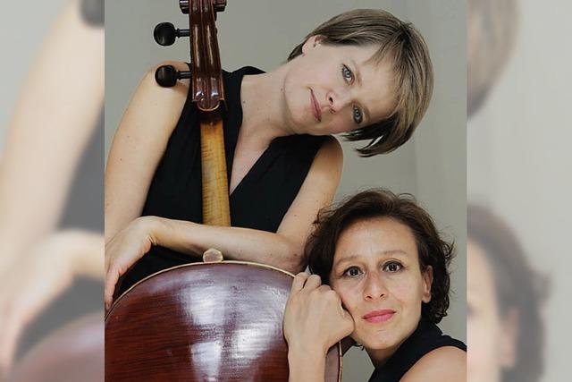 Das Duo Scollo con Cello im Freiburger Jazzhaus