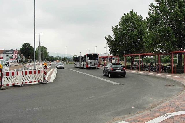 Der neue Busbahnhof ist bald fertig