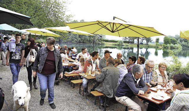 Bei den Anglern am See lie es sich aushalten.   | Foto: sandra decoux-kone