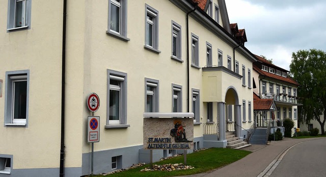 Das Altenpflegeheim St. Martin in der Seppenhofer Strae in Lffingen  | Foto: Nikola Vogt