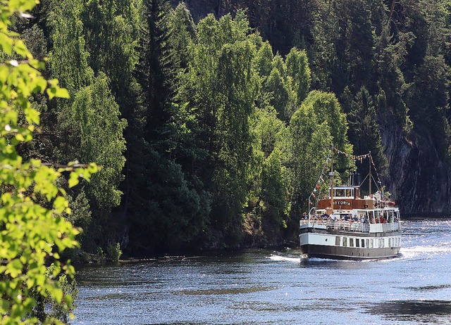 Wald und Wasser: unterwegs auf dem Telemarkkanal   | Foto: dpa, privat