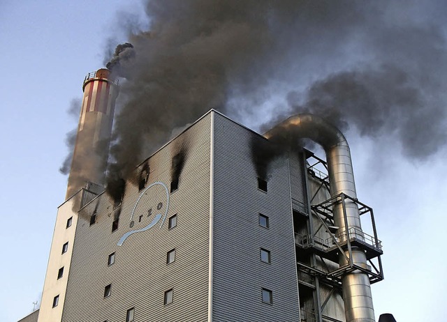 Grobrand in der Mllverbrennungsanlage Oftringen   | Foto: Kantonspolizei