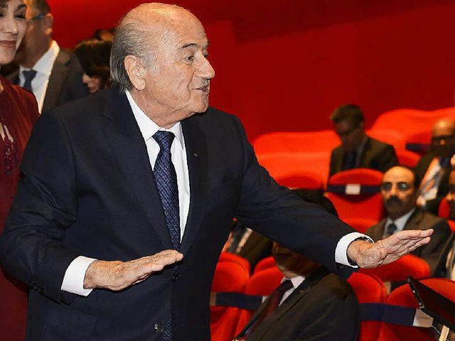 Sepp Blatter klammert sich an die Macht.  | Foto: AFP
