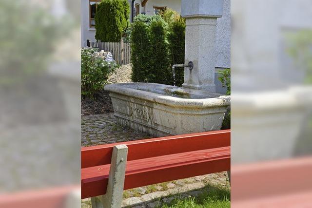 Die Brunnen sind der Treffpunkt