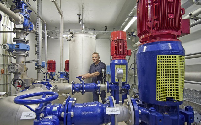 Badenova Galgenberg Wassermeister Hansjrg Rehm  | Foto: a.j.schmidt