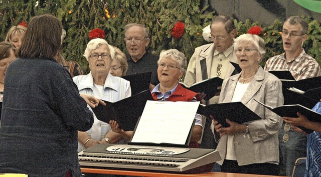 Auch der Kirchenchor Dachsberg-Ibach w...anlsslich des Musikfestes mitwirken.   | Foto: Archivbild: Karin Steinebrunner
