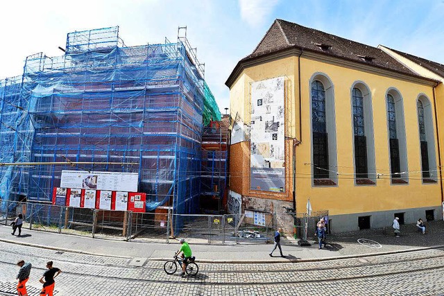 Derzeit wird der Museumsneubau an der Salzstrae innen ausgebaut.  | Foto: rita eggstein