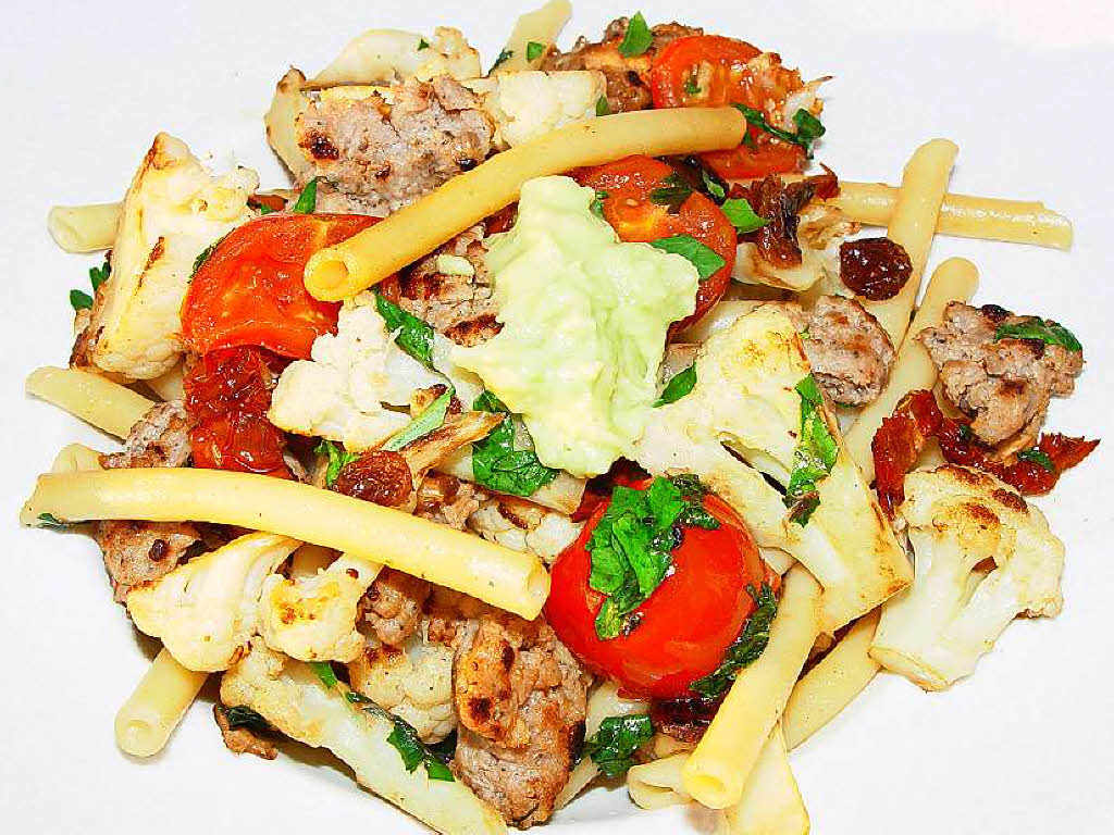 Salsiccia mit Makkaroni Nudel trifft Wurst Stechl kocht Badische