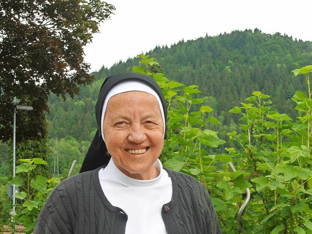 Abschied nach 36 Jahren: Ordensschwester Wiltrudis.  | Foto: Karin Maier