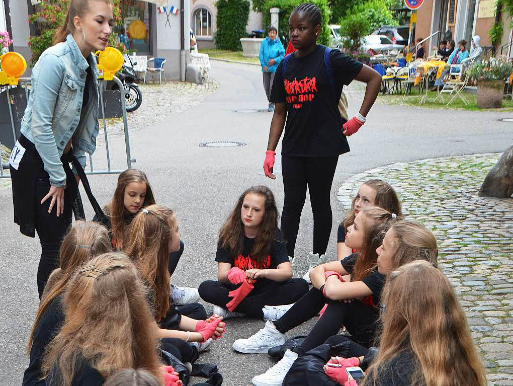 Beim Street Dance Contest bei Wein & Musik in Staufen ist der Nachwuchs am Start.