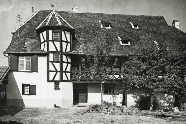 Der Tiengener Rebstock war lange Gasthaus und seit Ende des 19. Jahrhunderts ein landwirtschaftliches Anwesen