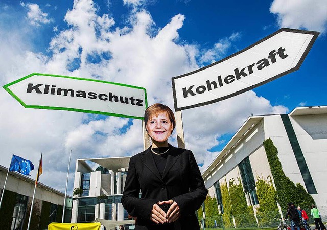 Am Wochenende machten in 61 Stdten Kl...e und Merkel-Raute vor dem Kanzleramt.  | Foto: dpa