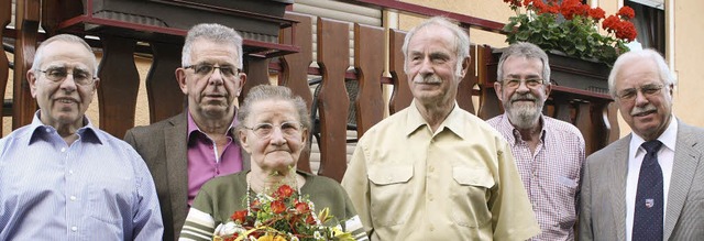 <Text> Bernd Reber (von links) und Wol...ter-Stellvertreter Gnter Krug.</Text>  | Foto: Werner Schnabl