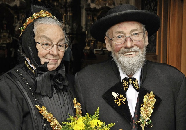 Feierten ihre Goldene Hochzeit: Agnes ... Scherer vom Ingritthof in St. Peter.   | Foto: Privat