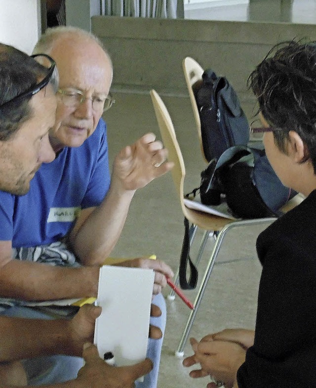 Viele Gedanken um die Zukunft macht si...em Sprecher Karl Geck (hinten links).   | Foto: Michael Gottstein