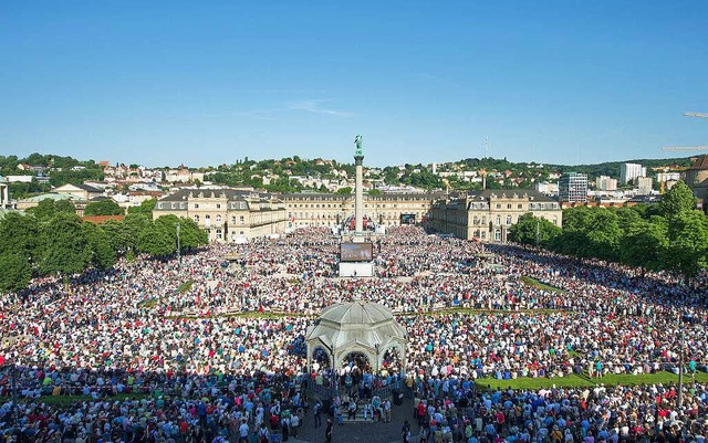 Der Stuttgarter Schlossplatz | Foto: dpa Der Stuttgarter Schlossplatz | Foto: dpa