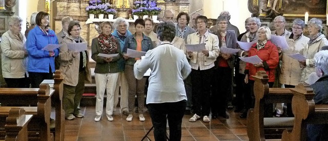 Der Singkreis/Gesangverein Orschweier hat die Maiandacht musikalisch umrahmt.   | Foto: Privat