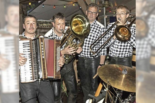 Blasmusik am laufenden Band