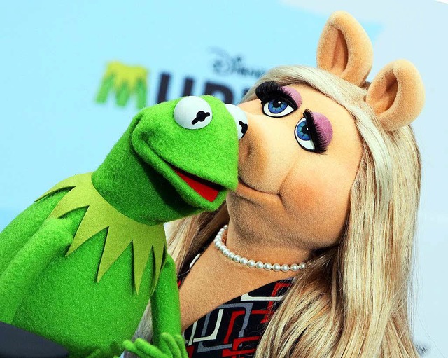 Da freut sich auch Kermit: Miss Piggy, Vorkmpferin fr Frauenrechte?  | Foto: dpa