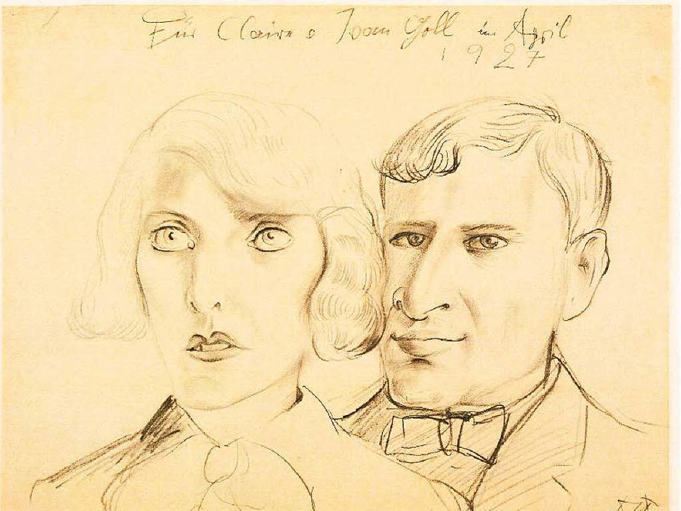 Fundstck:Claire und Yvan Goll  | Foto: Deutsches Literaturarchiv Marbach
