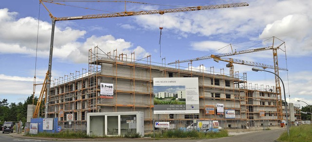 Wohnungsbau kann  als Mittel fr moder...in Umkirch  auf dem Frstenbergareal.   | Foto: Julius Steckmeister