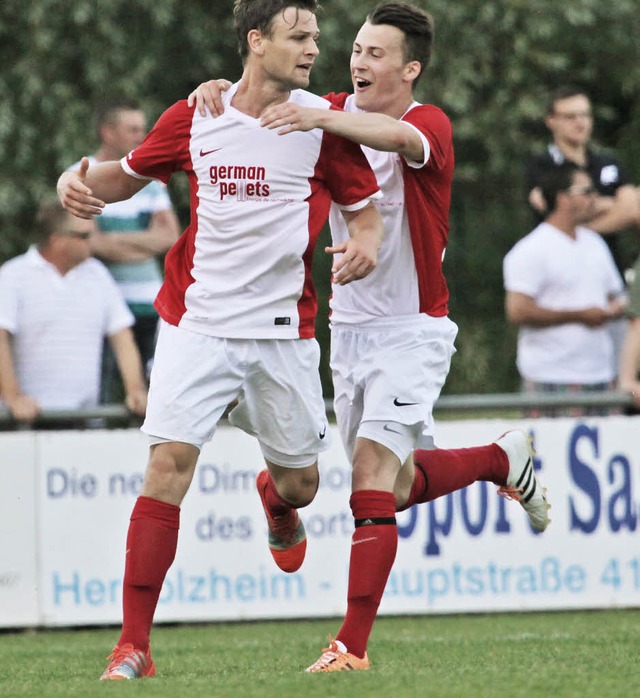 Grund zum Jubeln hatten die FVE-Spieler oft.   | Foto: Bendedikt hecht