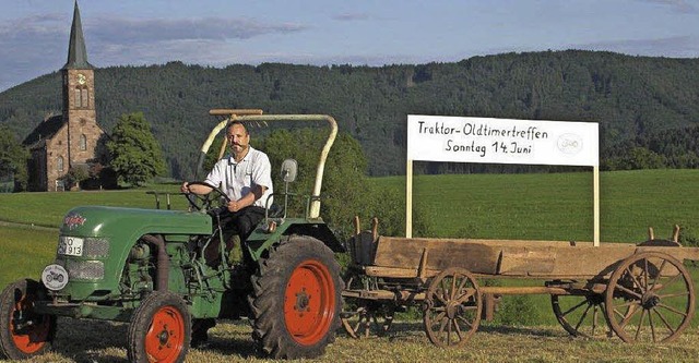 Ein Traktor-Oldtimertreffen gehrt ebe...ogramm beim Dorffest  Schlchtenhaus.   | Foto: Lacher