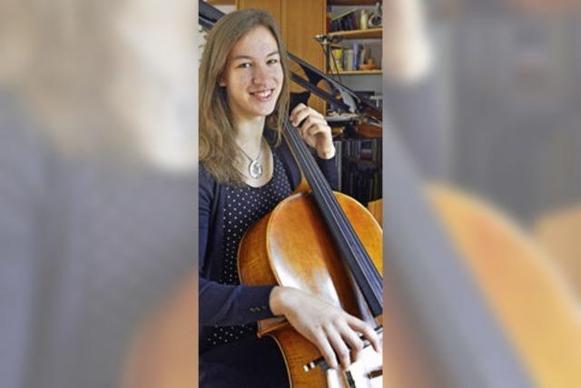 Die Cellistin Rebecca Falk hat beim Bundeswettbewerb 