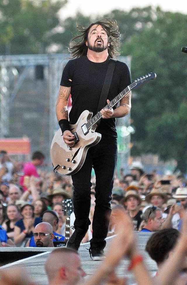 Dave Grohl von den Foo Fighters bei Rock im Park   | Foto: Stefan Rother