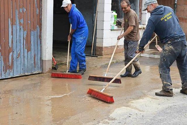 Fotos: Erdrutsch nach Starkregen im Markgrflerland