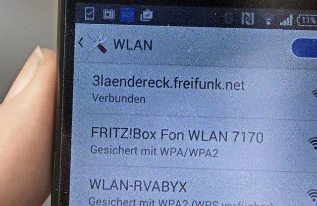 Über 3laendereck.freifunk.net geht&#...in (noch) nicht geredet werden kann. | Foto: Dorweiler Über 3laendereck.freifunk.net geht&#...in (noch) nicht geredet werden kann. | Foto: Dorweiler