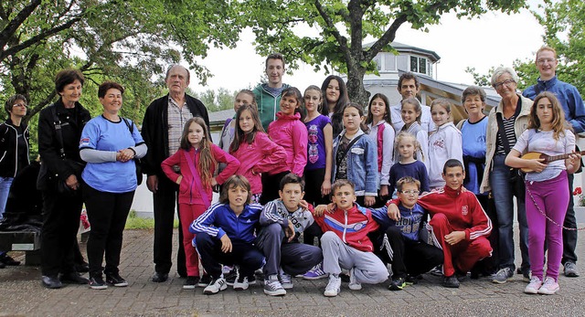 Besuch aus Serbien in der Heimschule St. Landolin   | Foto: erika sieberts