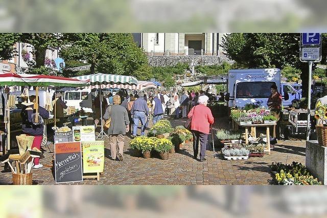 Seit 20 Jahren Wochenmarkt