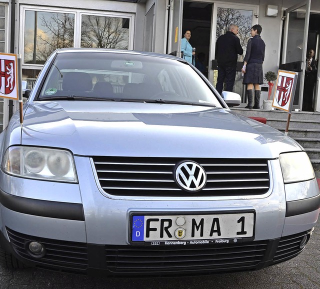 Soll bald durch ein Elektroauto ersetz...:  Marchs  Brgermeister-Dienstwagen.   | Foto: frietsch