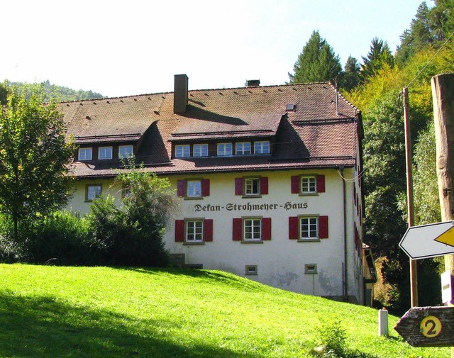 Das Dekan-Strohmeyer-Haus &#8211; Schw...eitental der Ortsteiles Mnsterhalden   | Foto: Manfred Lange