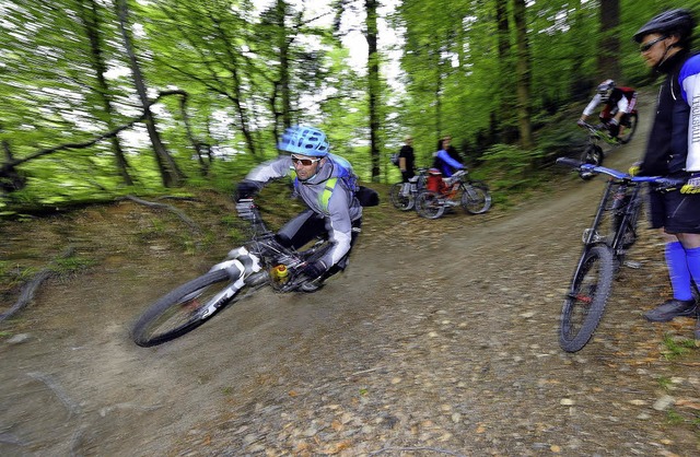 Mountainbiker auf dem Rosskopf-Trail  | Foto: Ingo Schneider