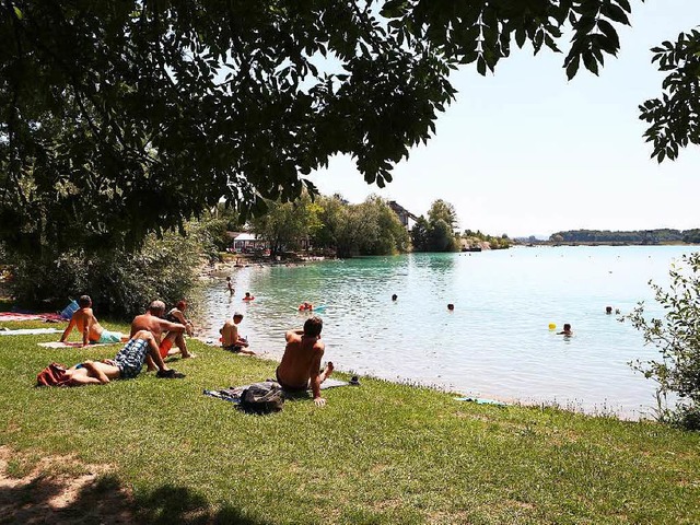 Der Waldmattensee bei Kippenheimweiler...gezeichneter bis guter Wasserqualitt.  | Foto: Christoph Breithaupt