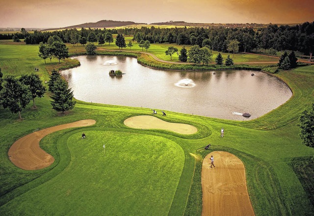 Das Golfvergngen wchst auf der schb...erweiterung ab Frhjahr 2016 geebnet.   | Foto: schberghof