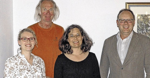 Geschftsfhrerin und Vorstand der Kre...aschek, Evelyn Pro und Peter Schanz.   | Foto: Manfred Herbst