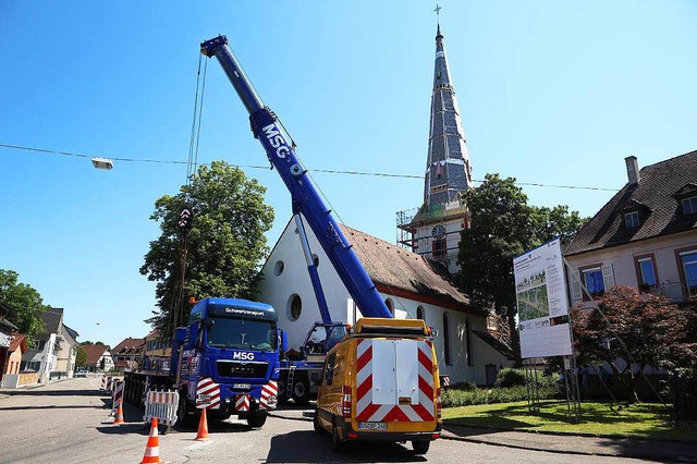 Der Turm ist wieder aufgebaut  | Foto: Christoph Breithaupt, Christoph Breithaupt