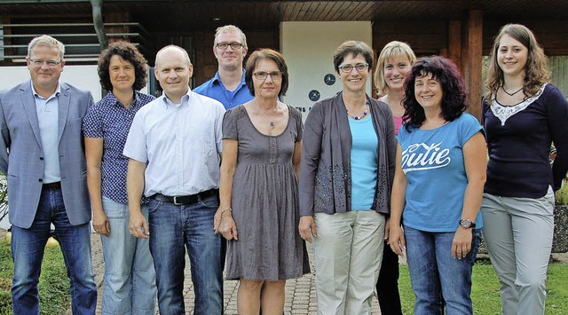 Erstmals prsentiert sich bei der Haup...inen Mitgliedern vor dem Vereinsheim.   | Foto: Wolfgang Beck