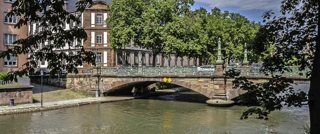 Die historische Saint-Guillaume-Brcke ber die Ill muss generalsaniert werden.   | Foto: teli