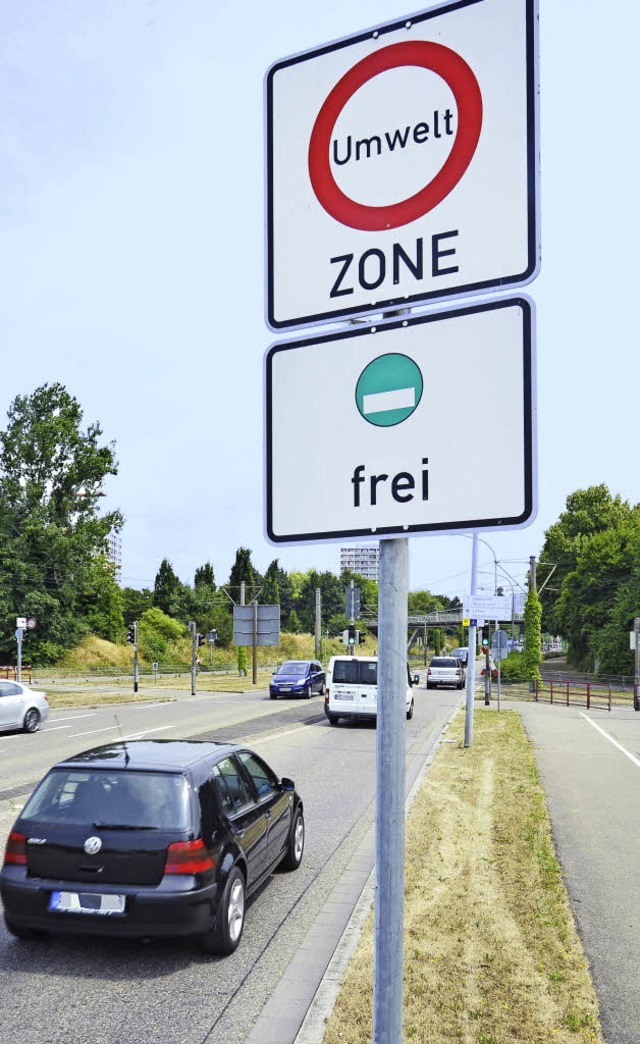 Soll ausgeweitet werden:  Freiburgs Umweltzone   | Foto: Bamberger