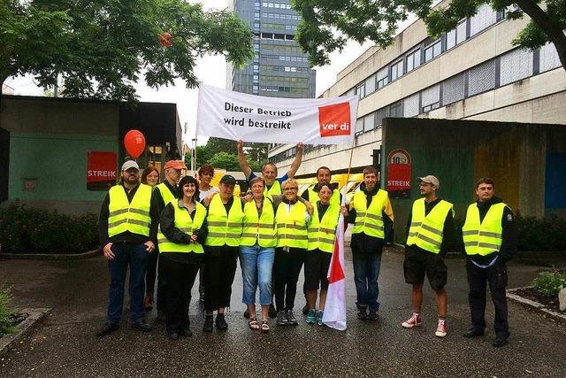 Streikende Postler sauer auf Sttzpunktleitung