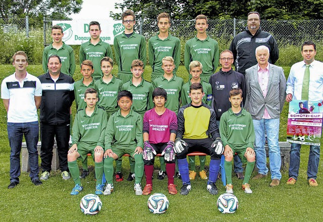 Die Landesliga-C-Juniorenmannschaft de...renturnier Schtzi-Cup in Winterthur.   | Foto: Martin Kleinert