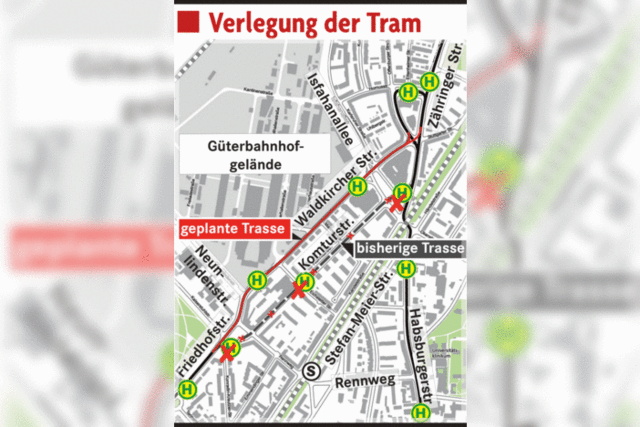 Die neue Tram ber die Waldkircher Strae wird teurer als erwartet