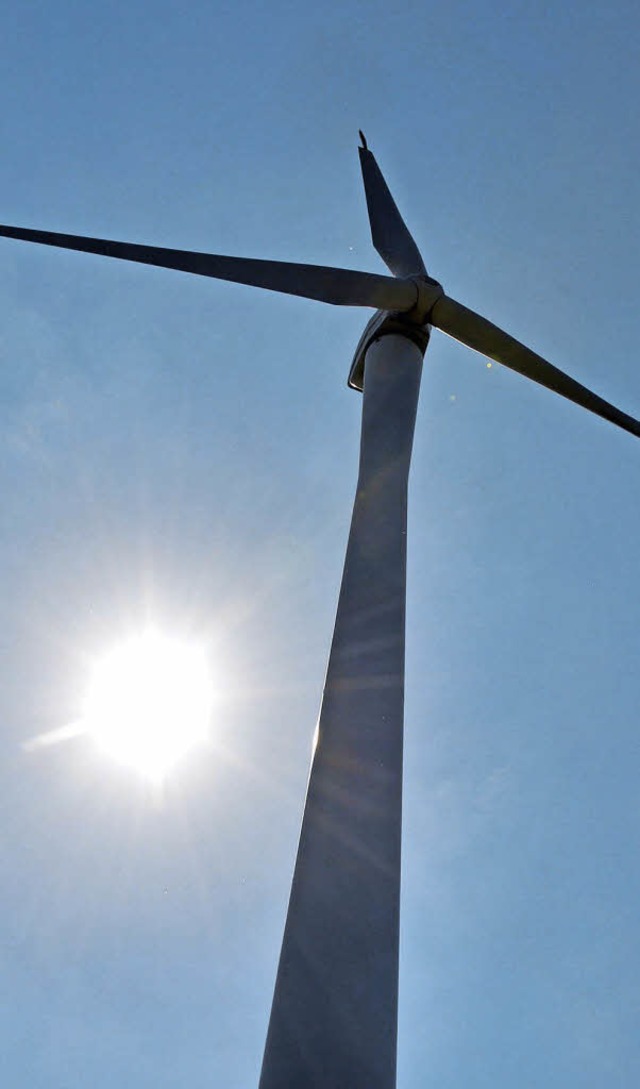 Der Teilflchennutzungsplan fr die Au...on Windkraftanlagen wird offengelegt.   | Foto: Uli Deck (dpa)