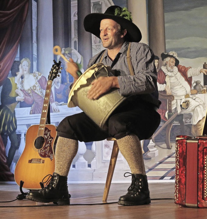 Mit dem Furzfssle: Fidelius Waldvogel...8222;Schwarzwlder im Breisgau&#8220;.  | Foto: Dorothee Philipp