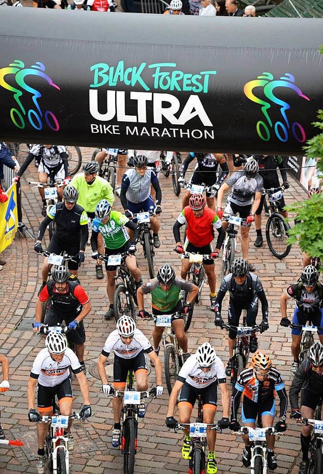 Ausgebucht: Der 17. Ultra Bike Marathon am Sonntag in Kirchzarten  | Foto: Patrick Seeger